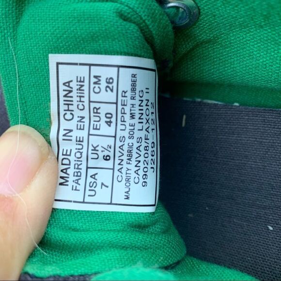 Polo by Ralph Lauren navy blue canvas shoe Mens 7 - Picture 8 of 8